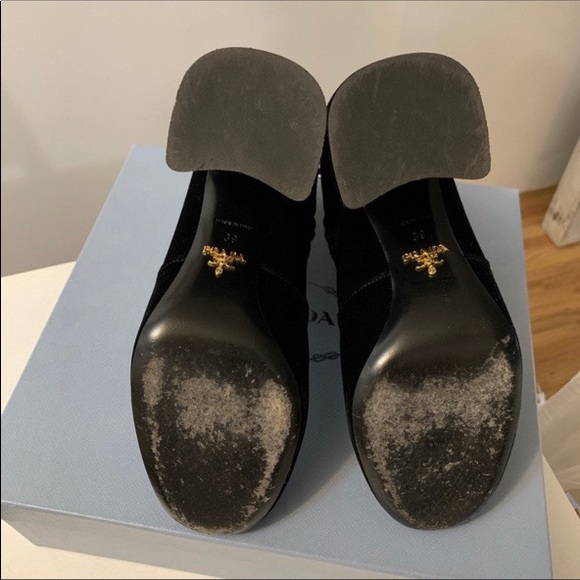 Prada Velvet Boots - Picture 2 of 2